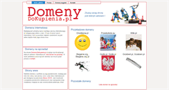 Desktop Screenshot of domenydokupienia.pl